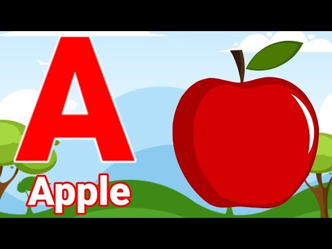 A for apple | अ से अनार | abcd | phonics song