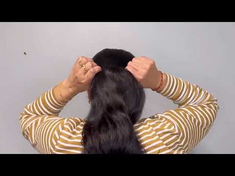 Let’s make quick clutcher hairstyle | Claw clip bun hairstyle #hair #hairstyle #hairstyles