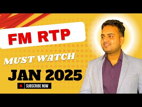 Revision Test Paper of Financial Management for Jan 2025 exam| FM RTP Jan2025