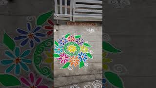 New year rangoli #kolam #muggulu #rangoli#newyearkolam #newyearrangoli #newyearmuggulu #youtubeshort