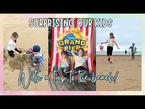 SURPRISING OUR KIDS WITH A TRIP TO THE BEACH!