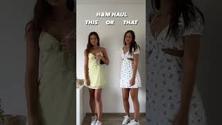 H&M DRESSES // Links in Description ⬇️🛍 #shorts #hm #hmhaul #fashion #fashionhaul #outfits #dress