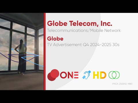 Globe TV Ad Q4 2024-2025 30s (Philippines) [CC/HD/ST]