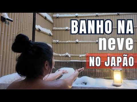 HOTEL TRADICIONAL DO JAPÃO NAS MONTANHAS | BANHO NA NEVE