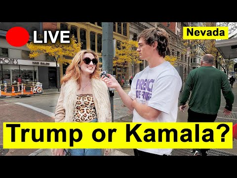 IRL ASKING Critical Voters in Nevada Who They Are Voting For | Nevada