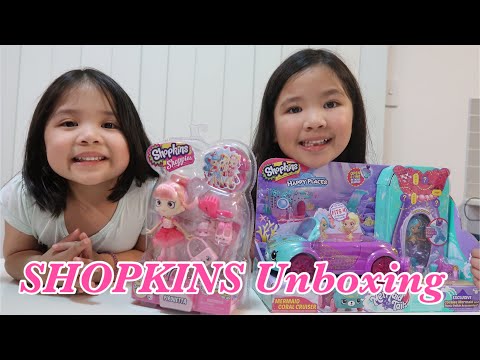 SHOPKINS HAPPY PLACES MERMAID CORAL CRUISER and SHOPKINS SHOPPIES PIROUETTA