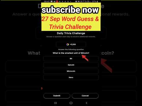 27 Sep Blove dapp trivia challenge and word guess | #shorts