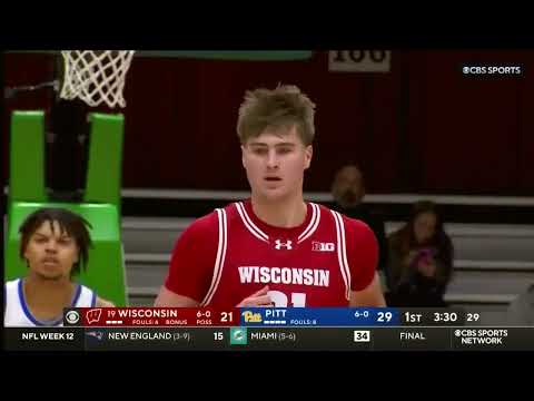 Highlights vs Pitt || Wisconsin Basketball || November 24, 2024