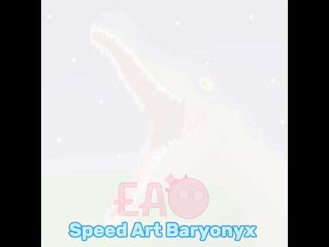 🔵Baryonyx Speedart!1!🔵 | Jurassic World Fallen Kingdom #shorts #baryonyx #speedart #jwfk