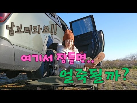 차박 ● 《캠핑브이로그》혼자 웃고 떠들고 노는사람!!  #캠핑 #camping  인생은 독고다이(?) ㅋㅋ