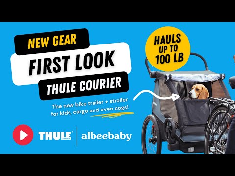 Thule Courier Bicycle Trailer + Stroller Demo with Albee Baby