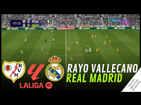 RAYO VALLECANO vs REAL MADRID LaLiga 24/25 - Full Match Simulation and Prediction