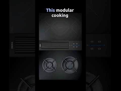 This modular kitchen cooktop is amazing! Great for people interested in different cooking methods!