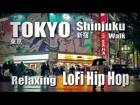 新宿 / Night walk in Shinjuku, Tokyo, Relaxing Lo-Fi Hip Hop ( November 10, 2024 )