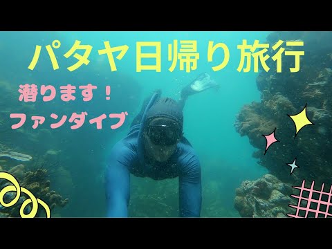 【フリーダイビング】パタヤ日帰り旅行