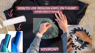 How to use HTVRONT HTV Chameleon Heat Transfer Vinyl using Cricut Maker / Easy Iron on Vinyl