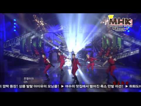 [MHK中字]120115 MBLAQ - 這是戰爭@人氣歌謠