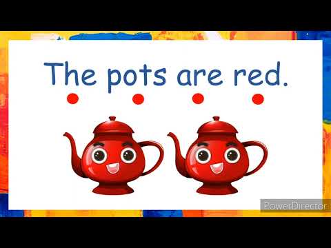 CVC Reading Lesson 6 | CVC Words in Sentences | Short Vowel sounds | Lesson on using is and are