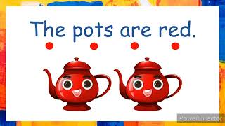 CVC Reading Lesson 6 | CVC Words in Sentences | Short Vowel sounds | Lesson on using is and are