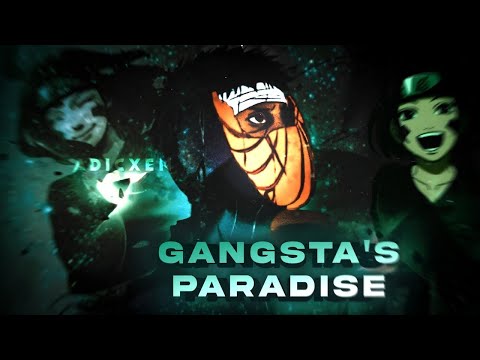 / GANGST ' S PARADISE  - OBITO UCHIHA BADASS 🥵 / " EDIT / AMV  +  4K + CLIP " 👽