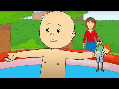 カイユー | インフレータブルプール | 面白い漫画 | キッズ漫画 | ケイルー | Caillou