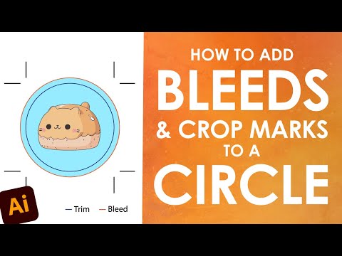 How to Add Bleeds and Crop Marks to a Circle or Irregular Custom Shape in Adobe Illustrator