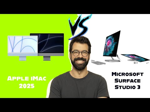 Apple iMac 2025 VS Microsoft Surface Studio 3 (Best All-In-One PC)