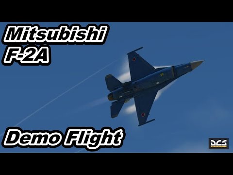 DCS World Mitsubishi F-2A JASDF 8th Air Wing 8thSQ Demo Flight High rate climb !【 爆音浴 】