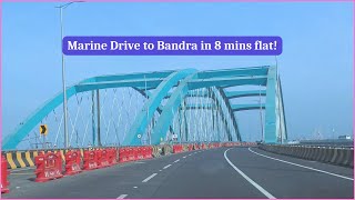 Mumbai Coastal Road Drive 4K | Marine Drive to Bandra