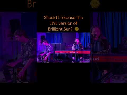 Brilliant Sun LIVE version? 🌞 #independentsinger #indieartist #singer #songwriter #brilliant