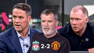 Liverpool vs Man United 2-2 🔥 Scholes, Keane and Owen Analysis | Amorim stops Arne Slot