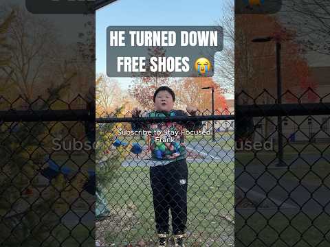 He Turned Down Free Shoes 😭