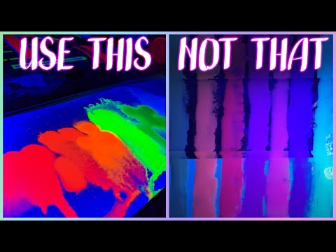 Jazza Should've Used THIS Neon Paint! Fluorescent Acrylic Ink Review