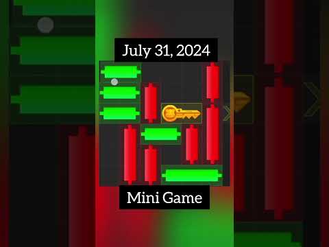 Hamster Kombat Mini Game July 31 | Mini Game Today