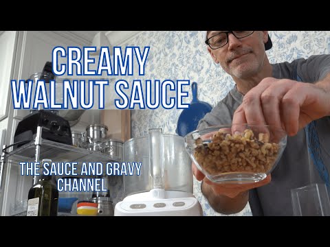 Need an Alternative Pasta Sauce Recipe? | Creamy Walnut Sauce | Walnut Sauce How To | The Gravy Guy