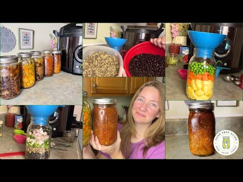 5 Frugal Bean & Lentil Meals in Jars | Vegetarian Canning Recipes