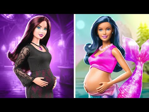 Pregnant Vampire vs Pregnant Mermaid! Extreme Pregnancy Gadgets and Hacks