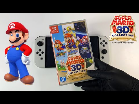 Super Mario 3D All-Stars Unboxing & Gameplay on Nintendo Switch OLED