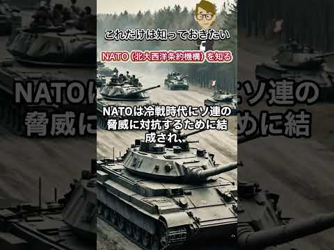 Vol.336 NATO（北大西洋条約機構）を知る《これだけは知っておいて欲しい基礎知識》サンクス先生（Mr.Thanks)の日記ブログ 　海外事業　グローバルビジネス　世界の地位　＃Shorts