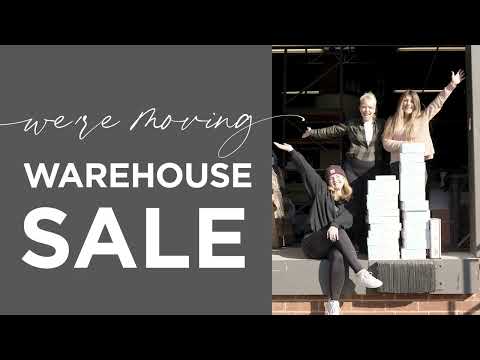 Warehouse Moving Sale