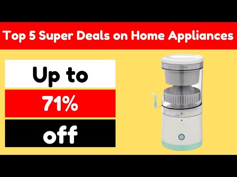 Top 5 Super Deals on Home Appliances - Up to 71% Off!