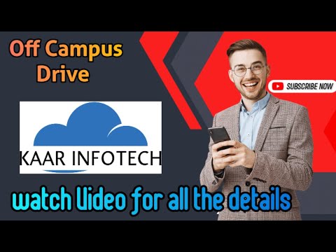 Off Campus Drive from Kaar Infotech // Freshers Apply // CTC : 5 LPA// must Apply #jobs #placement