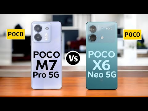 Poco M7 Pro 5G vs Poco X6 Neo 5G