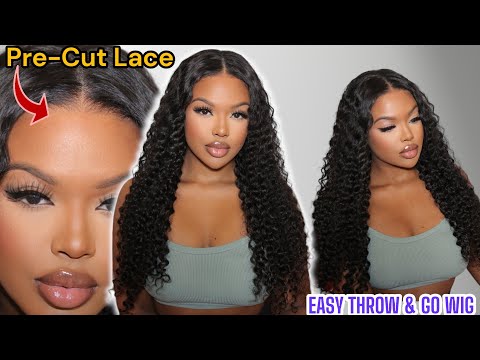 EXTREME LAZY GIRL WIG | PRE-CUT LACE, PREPLUCKED HAIRLINE, NO WORK NEEDED- WIGFEVER