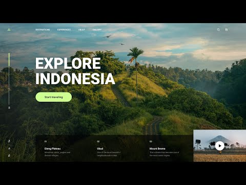 Adobe XD Travel Website Design - Tutorial