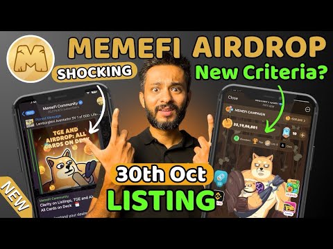 MEMEFI NEW UPDATE: Listing Postponed to 30th Oct