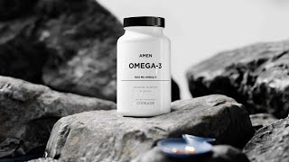 Omega 3 Supplement - DHA & EPA - Fish Oil Soft Gels - Amen - Codeage