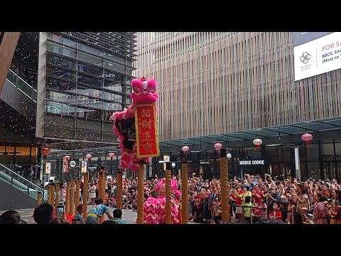 Acrobatic Lion Dance at LaLaport BBCC