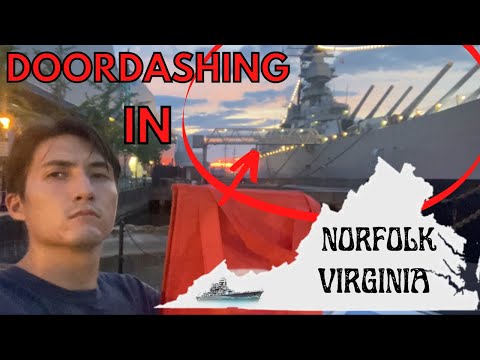 DoorDashing In Norfolk, Virginia - DoorDash Across America Ep3