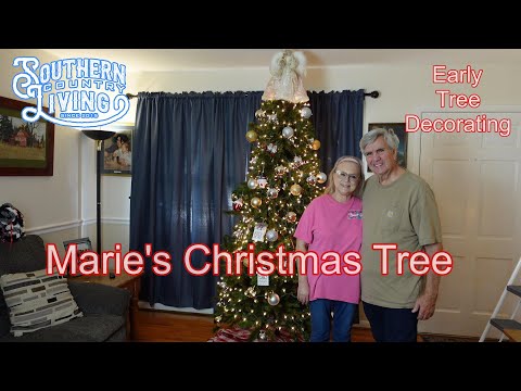 Marie's Christmas Tree  --  Relaxing Day  --  Early Decorating Our Tree